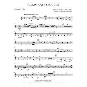 Commando March - Bb Clarinet 3