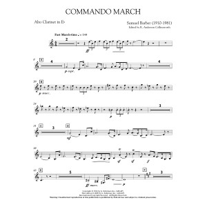 Commando March - Eb Alto Clarinet