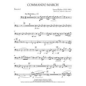 Commando March - Bassoon 1