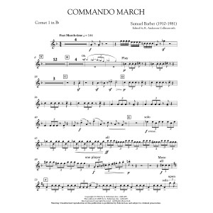 Commando March - 1st Bb Cornet
