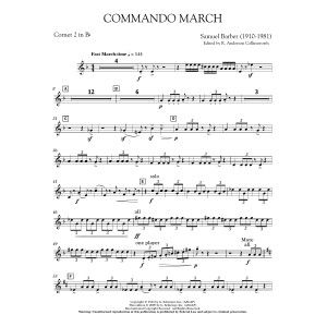 Commando March - 2nd Bb Cornet