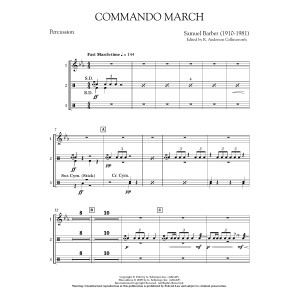 Commando March - Percussion