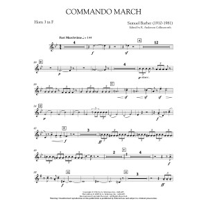 Commando March - F Horn 3
