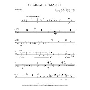 Commando March - Trombone 1