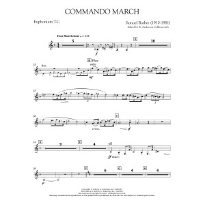 Commando March - Euphonium in Treble Clef