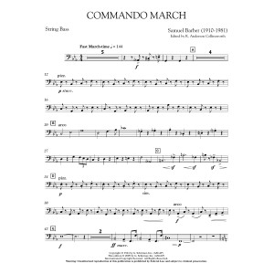 Commando March - String Bass