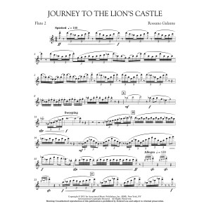 Journey to the Lion's Castle - Flute 2
