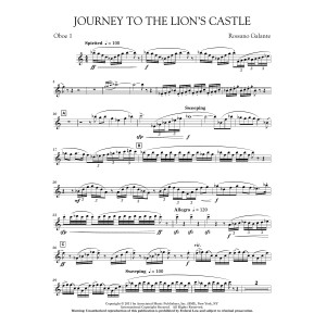 Journey to the Lion's Castle - Oboe 1