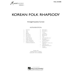 Korean Folk Rhapsody - Full Score