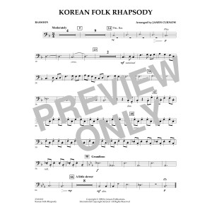 Korean Folk Rhapsody - Bassoon
