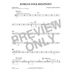 Korean Folk Rhapsody - Percussion 2
