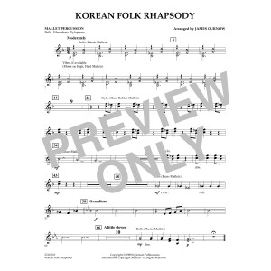 Korean Folk Rhapsody - Mallet Percussion