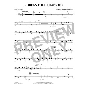 Korean Folk Rhapsody - Baritone B.C.