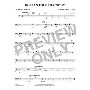 Korean Folk Rhapsody - Convertible Bass Line