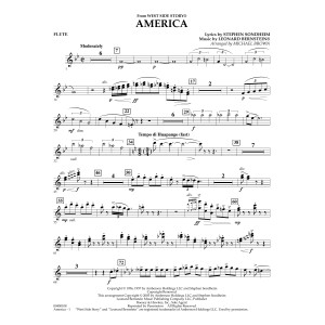 America (from West Side Story) (arr. Michael Brown) - Flute