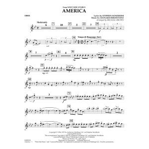 America (from West Side Story) (arr. Michael Brown) - Oboe