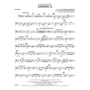 America (from West Side Story) (arr. Michael Brown) - Bassoon