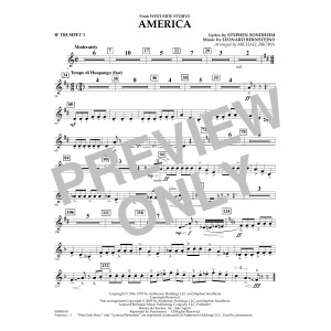 America (from West Side Story) (arr. Michael Brown) - Bb Trumpet 3