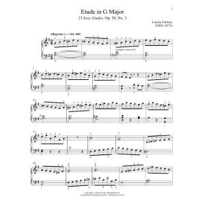 Etude in G Major