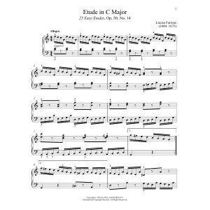 Etude in C Major