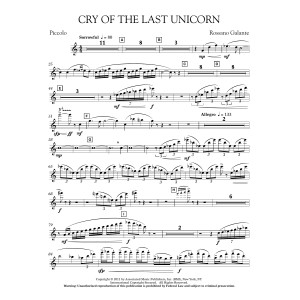 Cry Of The Last Unicorn - Piccolo