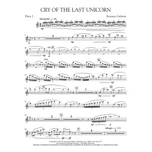 Cry Of The Last Unicorn - Flute 2