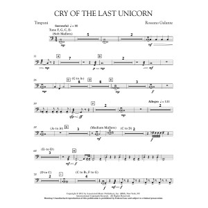 Cry Of The Last Unicorn - Timpani