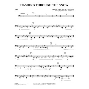 Dashing Through The Snow (based on "Jingle Bells") (arr. Richard L. Saucedo) - Tuba