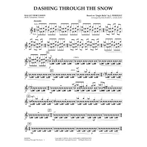 Dashing Through The Snow (based on "Jingle Bells") (arr. Richard L. Saucedo) - Mallet Percussion