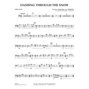 Dashing Through The Snow (based on "Jingle Bells") (arr. Richard L. Saucedo) - String Bass