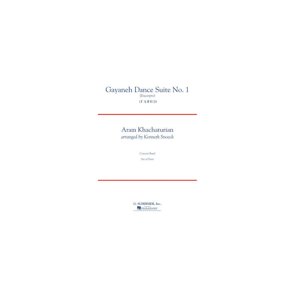 Gayenah Dance Suite No. 1 (Excerpts) (arr. Kenneth Snoeck) - Oboe 1