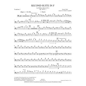 Second Suite in F (arr. Robert Longfield) - Trombone 1