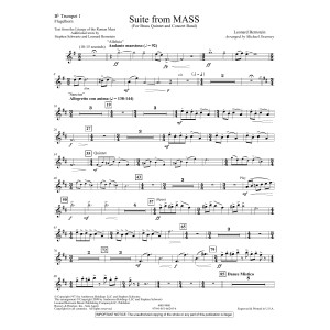 Suite from Mass (arr. Michael Sweeney) - Bb Trumpet 1