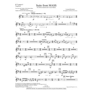 Suite from Mass (arr. Michael Sweeney) - Bb Trumpet 4