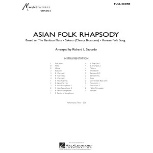 Asian Folk Rhapsody - Full Score