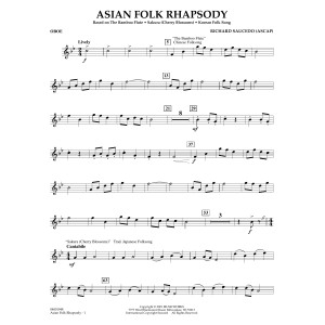 Asian Folk Rhapsody - Oboe
