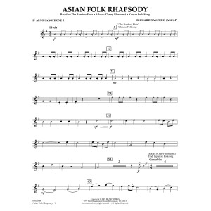 Asian Folk Rhapsody - Eb Alto Saxophone 2