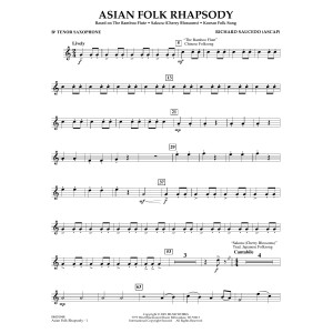 Asian Folk Rhapsody - Bb Tenor Saxophone