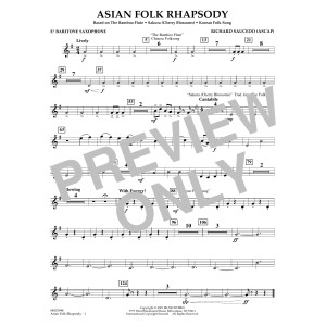 Asian Folk Rhapsody - Eb Baritone Saxophone