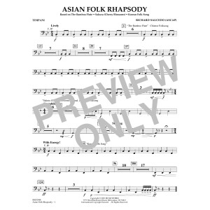 Asian Folk Rhapsody - Timpani