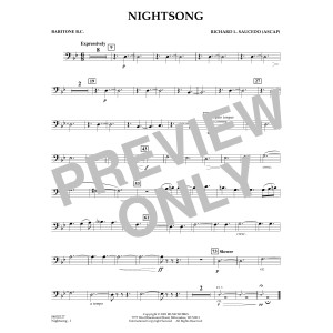 Nightsong - Baritone B.C.