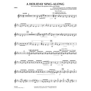 A Holiday Sing-Along - Oboe