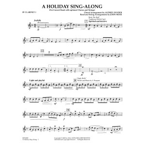 A Holiday Sing-Along - Bb Clarinet 1