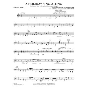 A Holiday Sing-Along - Bb Bass Clarinet