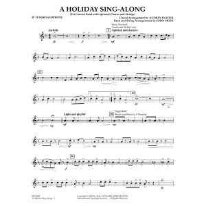 A Holiday Sing-Along - Bb Tenor Saxophone