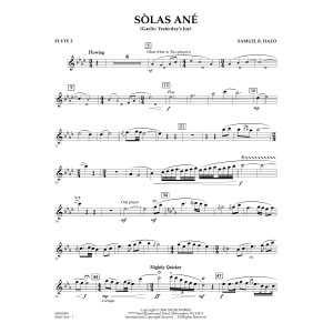 Sòlas Ané (Yesterday's Joy) - Flute 2
