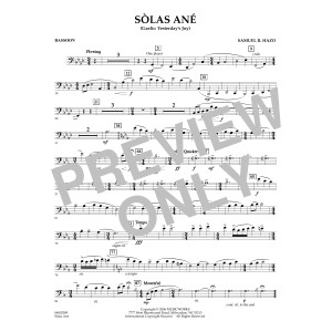 Sòlas Ané (Yesterday's Joy) - Bassoon
