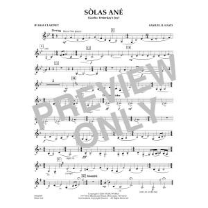 Sòlas Ané (Yesterday's Joy) - Bb Bass Clarinet
