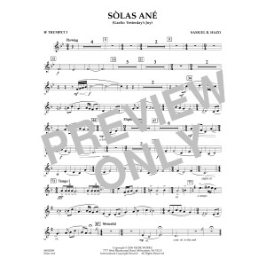 Sòlas Ané (Yesterday's Joy) - Bb Trumpet 3