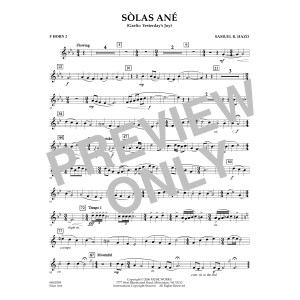Sòlas Ané (Yesterday's Joy) - F Horn 2